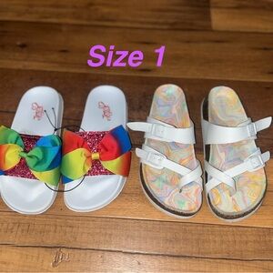 BUNDLE OF SANDALS FOR GIRLS- Size 1